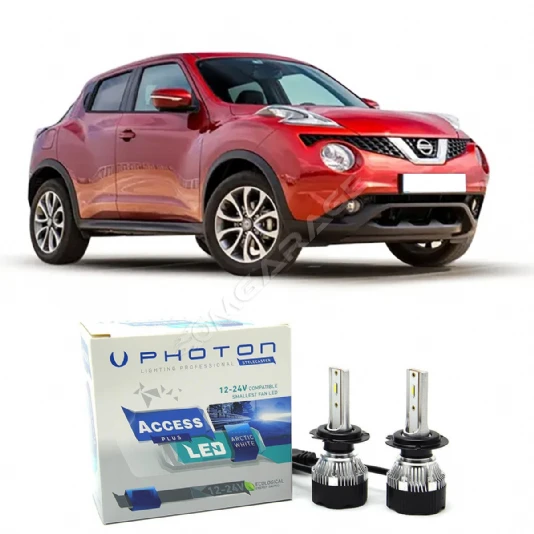 Nissan Juke Led Xenon Sis Far Ampulü H8 Access Yeni Seri Beyaz 2014+