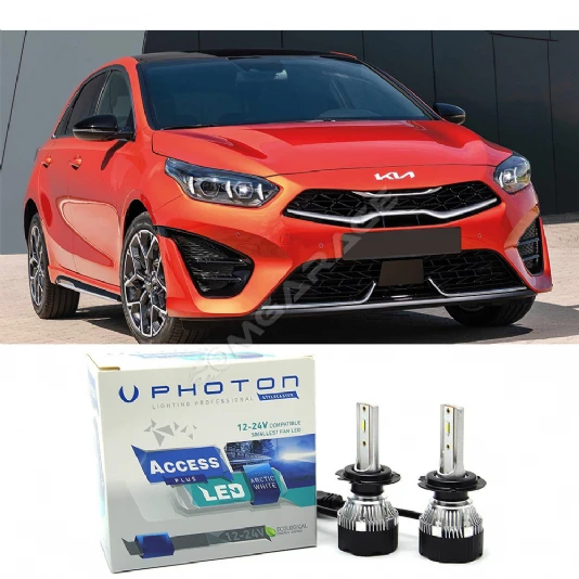 Kia Ceed Kısa Far Ampulü H7 Access Yeni Seri Beyaz 2018-2024
