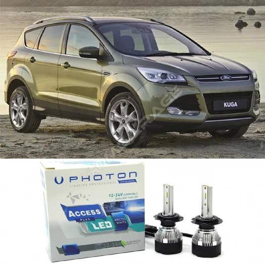Ford Kuga 2 Led Xenon Sis Farı Ampulü H10 Access Yeni Seri Beyaz 2013-2016