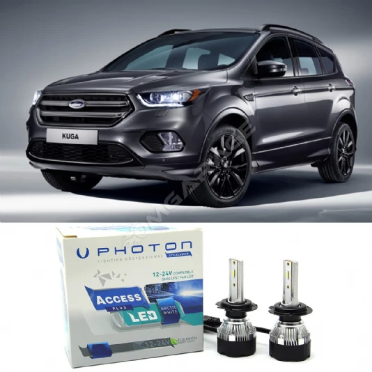 Ford Kuga 2.5 Led Xenon Kısa Far Ampulü H7 Access Yeni Seri Beyaz 2017-2020