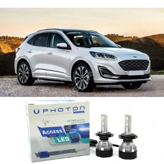 Ford Kuga 3 Led Xenon Sis Farı Ampulü H8 Access Yeni Seri Beyaz 2020+