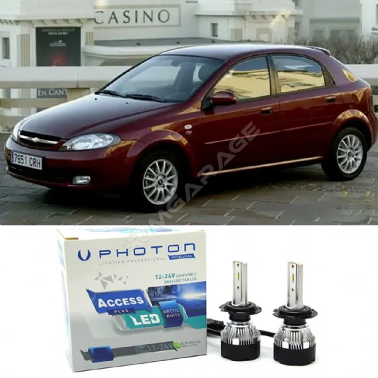 Chevrolet Lacetti HB Led Xenon Uzun + Kısa Far Ampulü H4 Access Yeni Seri Beyaz