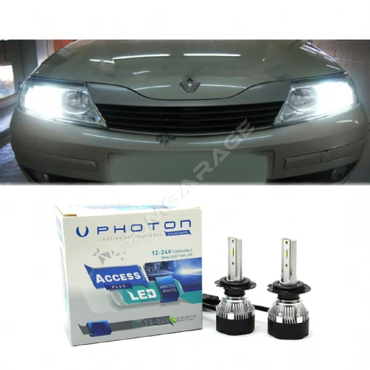 Renault Laguna 2 Led Xenon Kısa Far Ampulü H7 Access Yeni Seri Beyaz 2002-2008