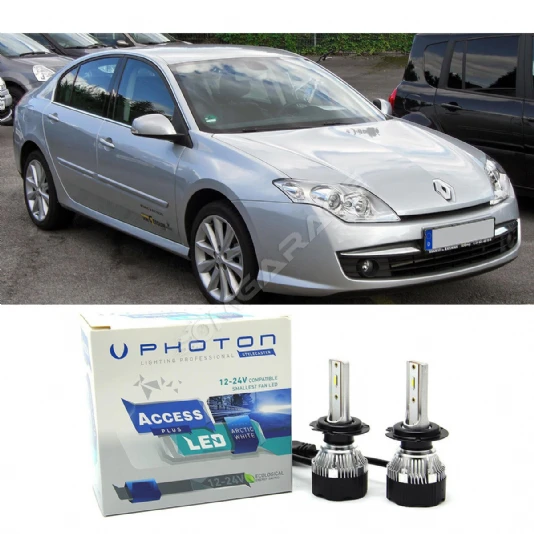 Renault Laguna 3 Led Xenon Uzun Far Ampulü H7 Access Yeni Seri Beyaz 2008+