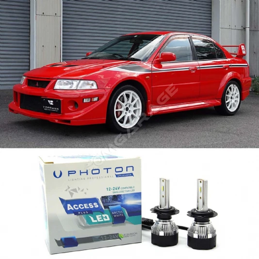 Mitsubishi Lancer Led Xenon Uzun Far Ampulü HB3 Access Yeni Seri Beyaz