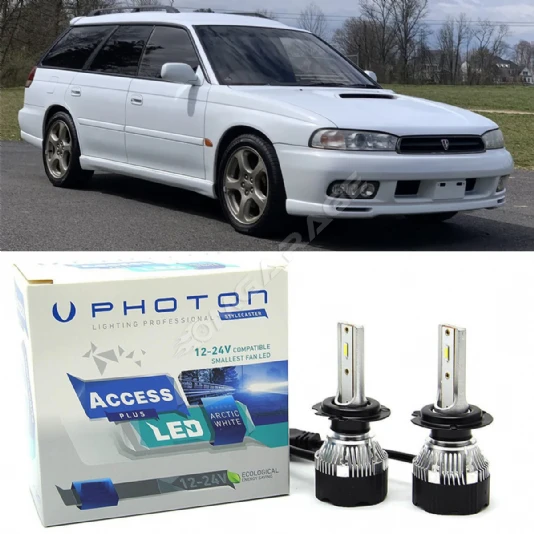 Subaru Legacy Led Xenon Uzun+Kısa Far Ampulü H4 Access Yeni Seri Beyaz