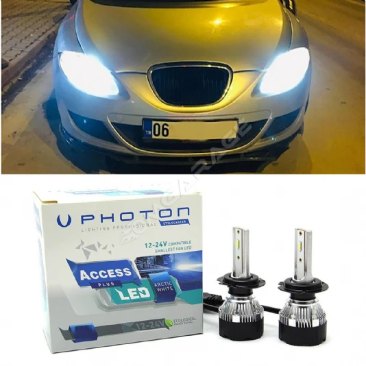 Seat Leon Mk2 Led Xenon Kısa Far Ampulü H7 Access Yeni Seri Beyaz