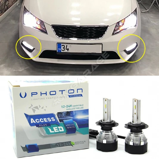 Seat Leon Mk3 Led Xenon Kısa Far Ampulü H7 Access Yeni Seri Beyaz