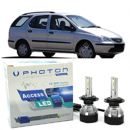 Tata Marina Led Xenon Uzun+Kısa Far Ampulü H4 Access Yeni Seri Beyaz