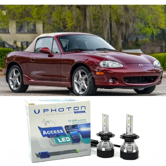 Mazda MX5 Uzun Far Ampulü HB3 Access Yeni Seri Beyaz 1998-2005