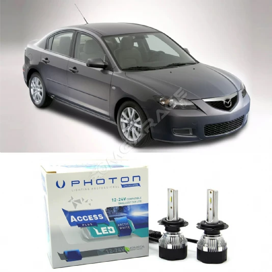 Mazda 3 Uzun Far Ampulü HB3 Access Yeni Seri Beyaz 2003-2009