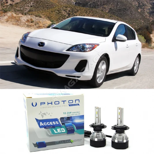 Mazda 3 Led Xenon Kısa Far Ampulü H11 Access Yeni Seri Beyaz 2009-2013