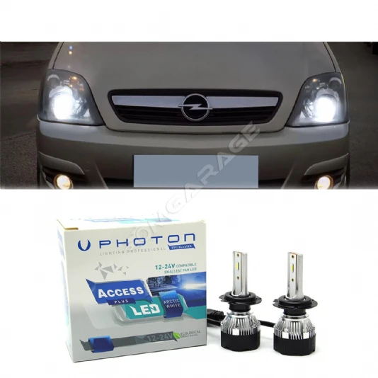 Opel Meriva A Led Xenon Uzun Far Ampulü H1 Access Yeni Seri Beyaz 2003 - 2010
