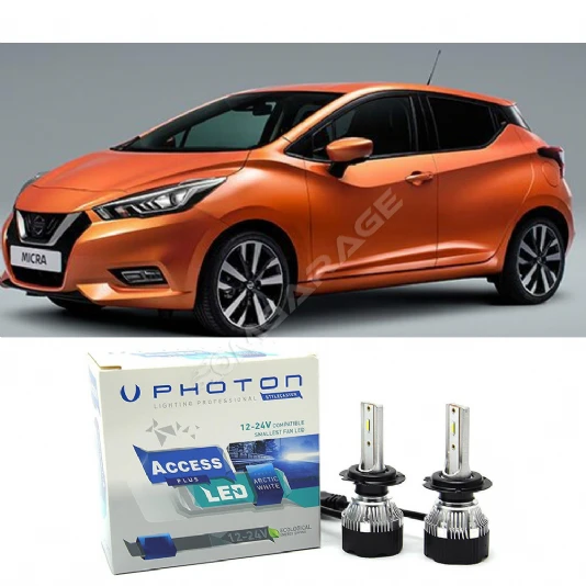 Nissan Micra 5 Kısa Far Ampulü H11 Access Yeni Seri Beyaz 2017-2023