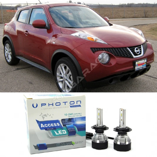 Nissan Juke Led Xenon Uzun + Kısa Far Ampulü H4 Access Yeni Seri Beyaz 2010-2014