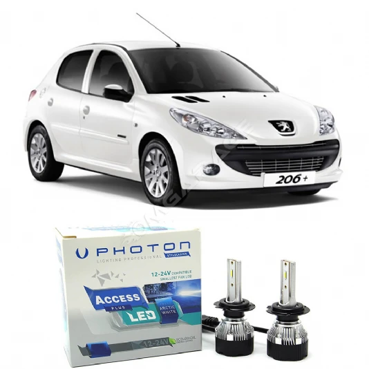 Peugeot 206+ Kısa Far Ampulü H7 Access Yeni Seri Beyaz 2009-2013