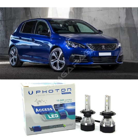 Peugeot 308 Uzun Far Ampulü HB3 Access Yeni Seri Beyaz 2013-2021