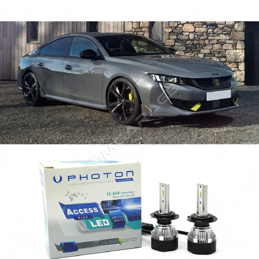 Peugeot 508 Kısa Far Ampulü H7 Access Yeni Seri Beyaz 2018-2023