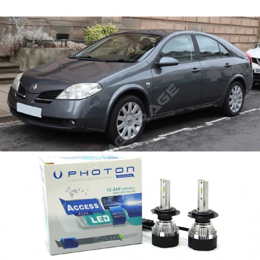 Nissan Primera Led Xenon Uzun Far Ampulü H1 Access Yeni Seri Beyaz 2000-2003