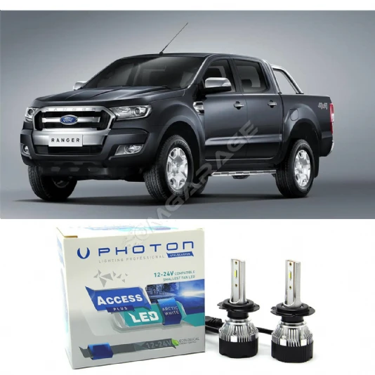 Ford Ranger Led Xenon Kısa Far Ampulü H11 Access Yeni Seri Beyaz 2012-2018
