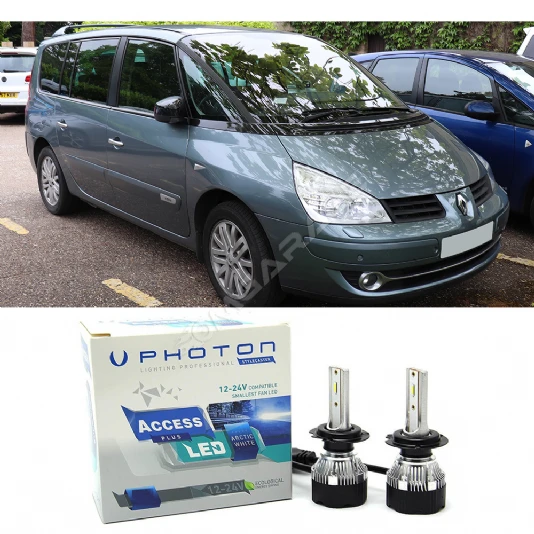 Renault Espace Uzun Far Ampulü H1 Access Yeni Seri Beyaz 2002-2014