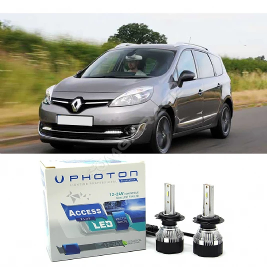 Renault Scenic Kısa Far Ampulü H7 Access Yeni Seri Beyaz 2009-2016