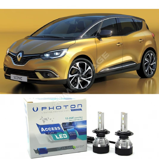 Renault Scenic Kısa Far Ampulü H7 Access Yeni Seri Beyaz 2016-2023