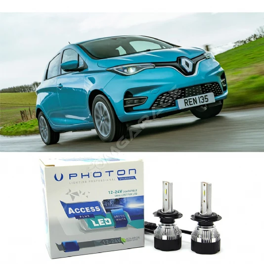 Renault Zoe Kısa Far Ampulü H7 Access Yeni Seri Beyaz 2012-2023