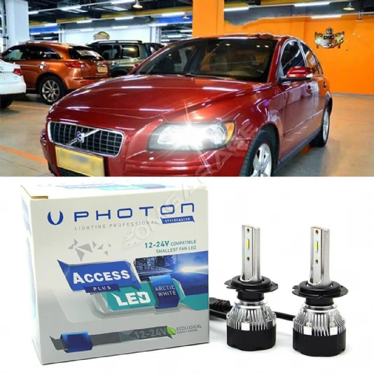 Volvo S40 Led Xenon Kısa Far Ampulü H7 Access Yeni Seri Beyaz 2004-2012