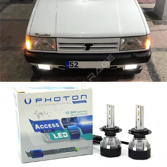 Tofaş Kartal Led Xenon Sis Farı Ampulü H3 Access Yeni Seri Beyaz