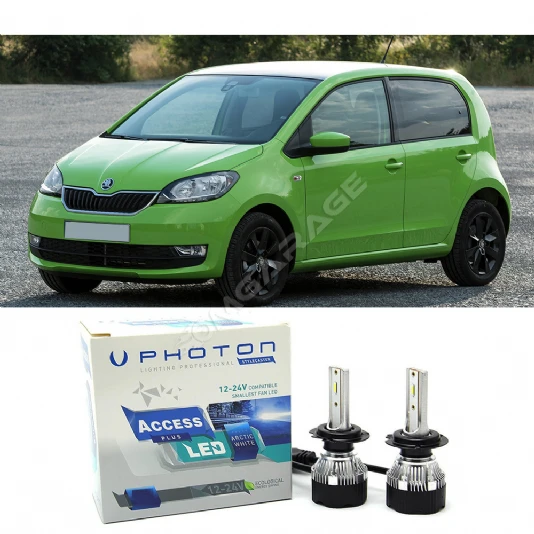 Skoda Citigo Kısa Far Ampulü H7 Access Yeni Seri Beyaz 2011-2019