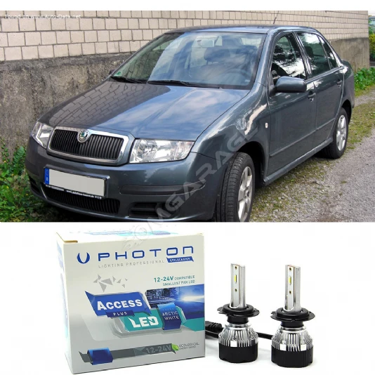 Skoda Fabia 1 Uzun Far Ampulü H3 Access Yeni Seri Beyaz 1999-2006