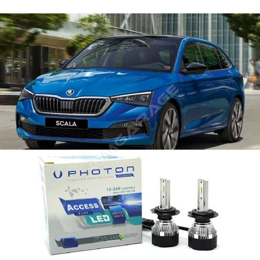 Skoda Scala Sis Far Ampulü H11 Access Yeni Seri Beyaz 2019-2023