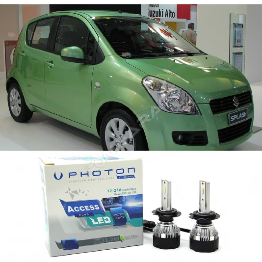Suzuki Splash Uzun+Kısa Far Ampulü H4 Access Yeni Seri Beyaz 2008-2015
