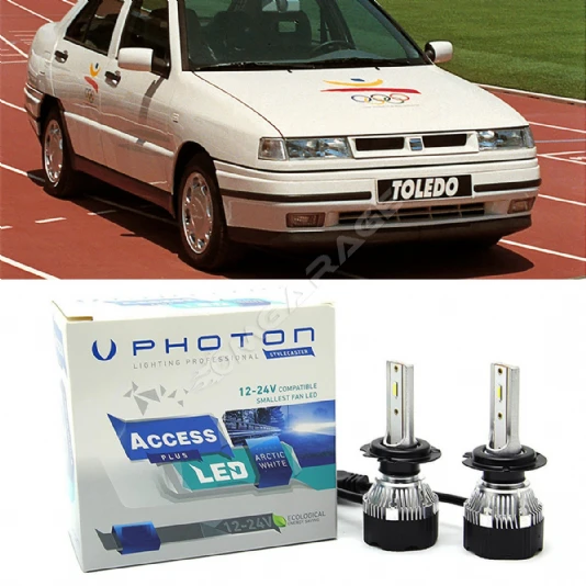Seat Toledo Led Xenon Uzun Far Ampulü H1 Access Yeni Seri Beyaz 1991-1999