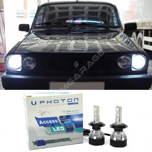 Renault Toros R12 Led Xenon Uzun Far Ampulü H1 Access Yeni Seri Beyaz