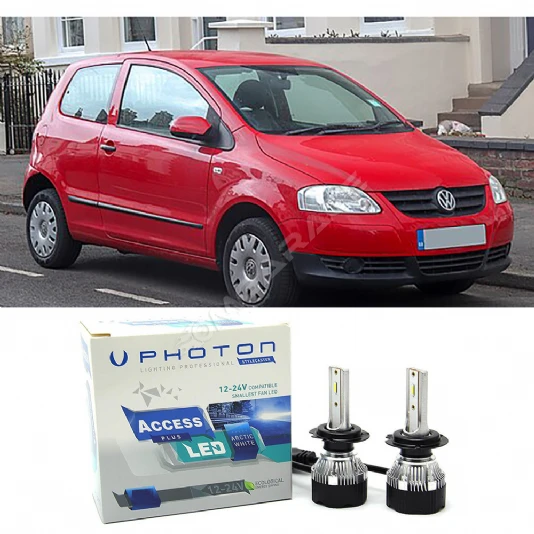 Vw FOX Uzun+Kısa Far Ampulü H4 Access Yeni Seri Beyaz 2003-2009