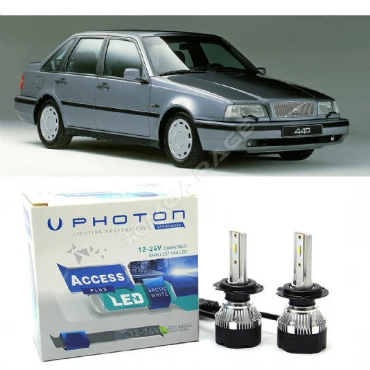 Volvo 440 Led Xenon Uzun+Kısa Far Ampulü H4 Access Yeni Seri Beyaz