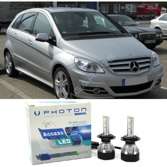 Mercedes B W245 Led Xenon Kısa Far Ampulü H7 Access Yeni Seri Beyaz