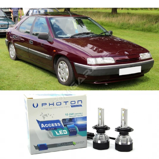 Citroen Xantia Led Xenon Kısa Far Ampulü H1 Access Yeni Seri Beyaz