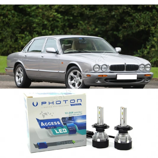 Jaguar XJ Led Xenon Uzun Far Ampulü H7 Access Yeni Seri Beyaz 1997+