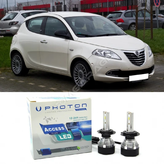 Lancia Ypsilon Led Xenon Kısa Far Ampulü H7 Access Yeni Seri Beyaz