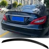 Mercedes CLS W218 Bagaj Üstü İthal Spoiler Parlak Siyah Plastik Spoyler 2012-2018