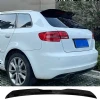 Audi A3 HB 4 Kapı İthal Spoiler Parlak Siyah Plastik Spoyler 2010-2013