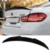Bmw F36 PSM Bagaj Üstü İthal Spoiler Parlak Siyah Plastik Spoyler