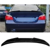 Bmw E60 PSM Bagaj Üstü İthal Spoiler Parlak Siyah Plastik Spoyler 2004-2010