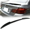 Bmw F10 RS M4 Bagaj Üstü İthal Spoiler Parlak Siyah Plastik Spoyler