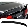Honda Civic Fd6 Anatomik Bagaj Üstü İthal Spoiler Parlak Siyah Plastik Spoyler 2006-2011