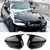 Bmw E90 LCI Batman Yarasa Ayna Kapağı Parlak Siyah ABS 2008 2009 2010 2011