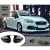 Fiat Linea Batman Yarasa Ayna Kapağı Parlak Siyah ABS 2007 2008 2009 2010 2011 2012 2013 2014 2015